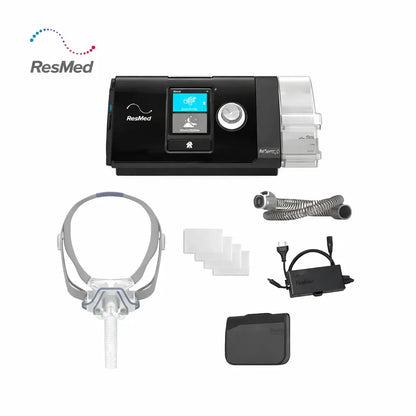Resmed  AirSense 10 AutoSet with AirFit P10 Pillows Mask Bundle Package SelfiMed UK