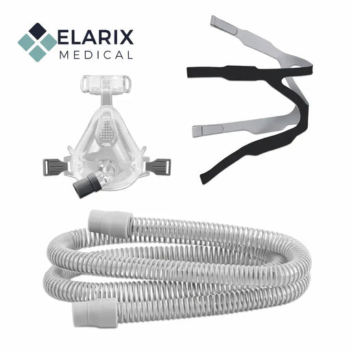 Universal Full Face Mask with Free Adjustable Headgear & CPAP Hose