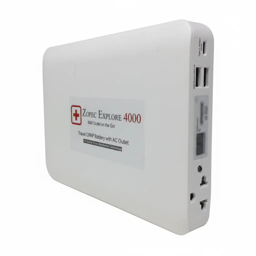Zopec Explore 4000 CPAP Backup cpap backup battery CPAP Supply UK