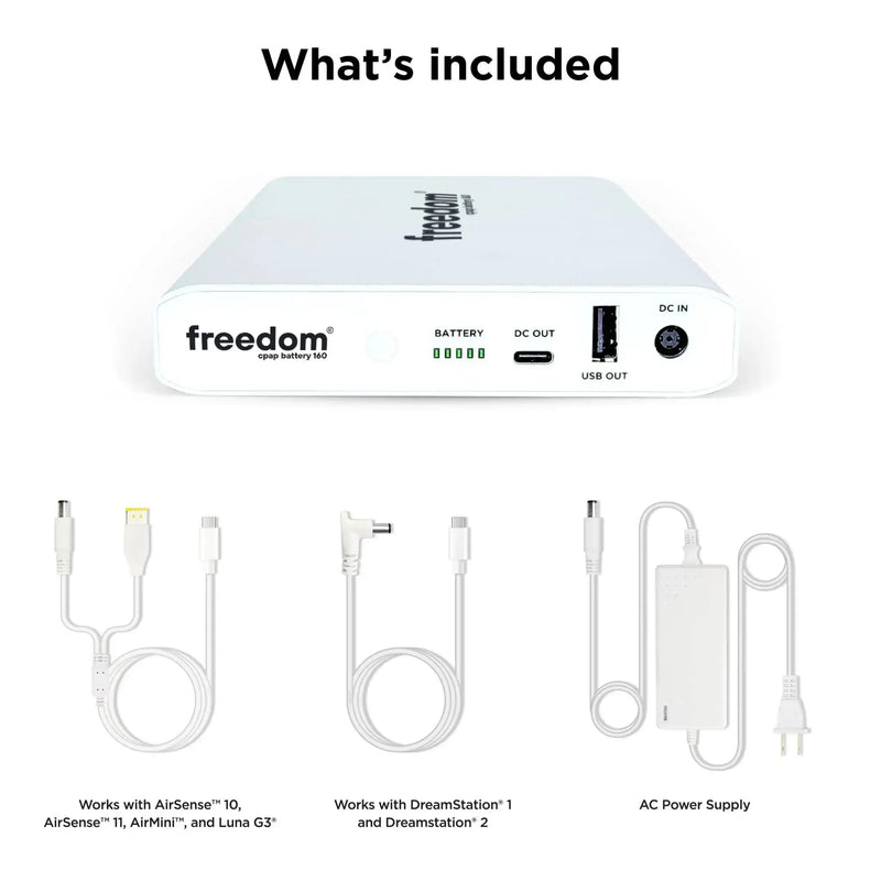 Freedom CPAP Backup Battery 160 SelfiMed UK