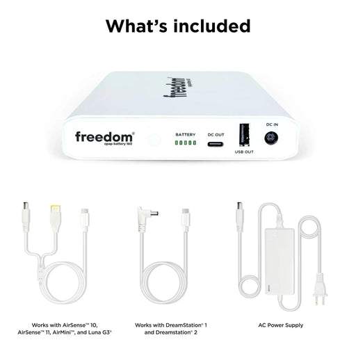 Freedom CPAP Backup Battery 160 SelfiMed UK