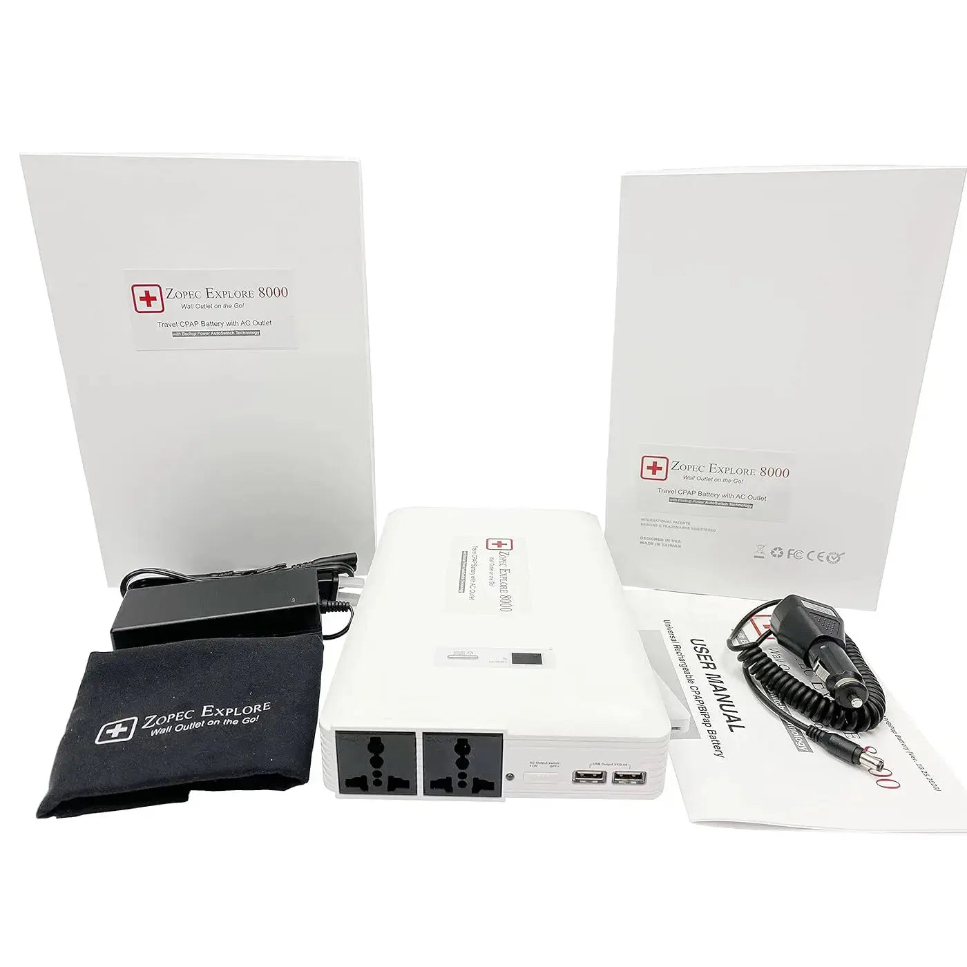 Zopec Explore 4000 CPAP Backup Battery with Online UPS SelfiMed UK