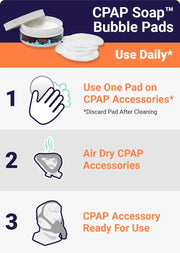 CPAP Soap Bubble Pads and Packets cpap soap bubble pads CPAP Supply UK