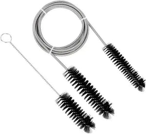 Long CPAP hose cleaning brush with soft nylon bristles