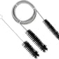 Long CPAP hose cleaning brush with soft nylon bristles