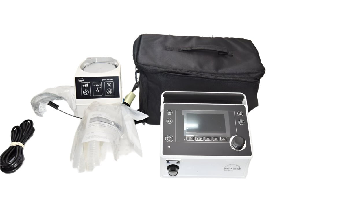 Lowenstein Prisma Vent 40 with tubing and carry case