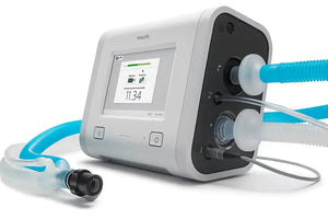 Philips Trilogy Evo setup with external flow sensor and hose