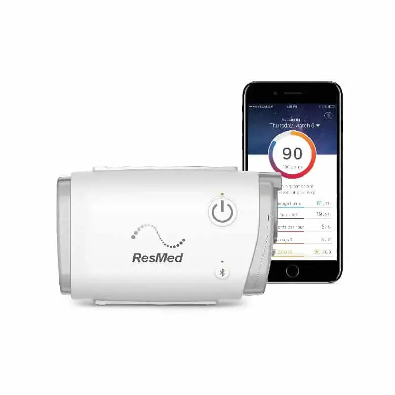 ResMed AirMini Auto Travel CPAP Machine Bundle with AirFit N20 Nasal CPAP Mask - SelfiMed UK