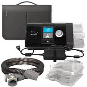 ResMed AirSense 10 CPAP machine with travel bag and heated tube