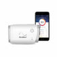 ResMed device with smartphone displaying app interface on a white background