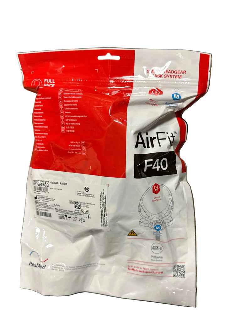 Resmed AirFit F40 Full Face CPAP Mask full face CPAP mask CPAP Supply