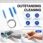 Cleaning brush set for CPAP masks and tubing with text about cleaning effectiveness.