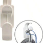 Secure bedside CPAP hook and hose holder for sleep therapy