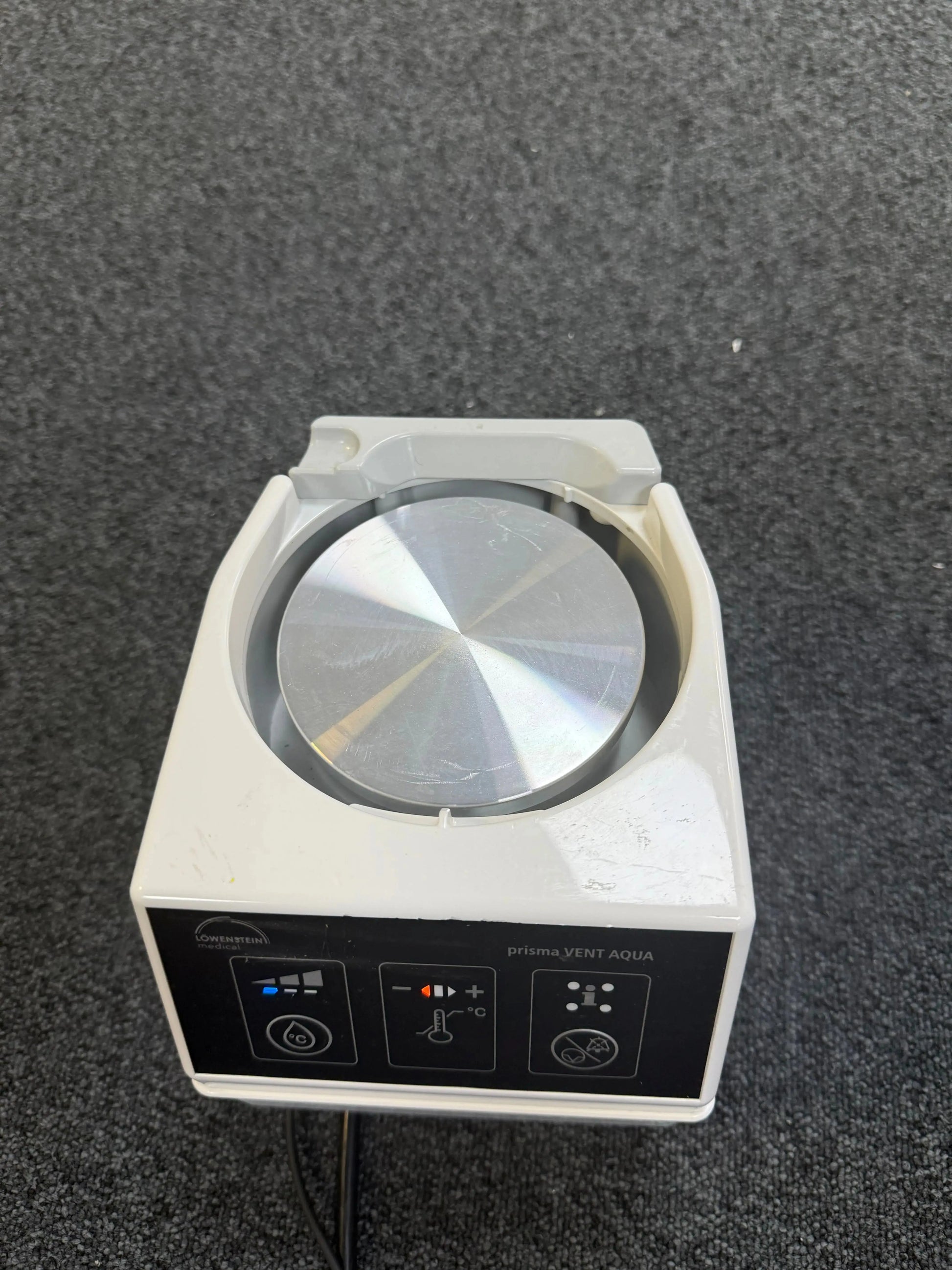 Top view of Prisma VENT Aqua with control panel visible