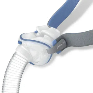 ResMed AirFit P10 nasal pillow CPAP mask with headgear