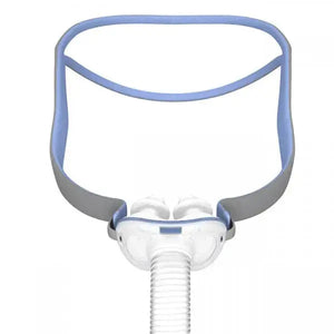 ResMed AirFit P10 nasal pillow CPAP mask with headgear