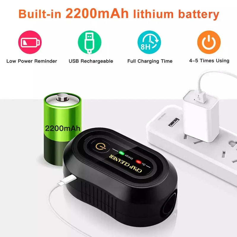 Portable Mini CPAP & Sanitiser - Ozone Steriliser for BiPAP, CPAP Mask & Tubing - SelfiMed UK