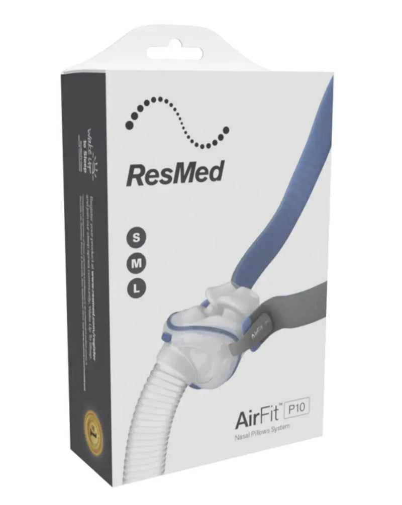 Resmed AirFit P10 Nasal Pillows CPAP Mask - SelfiMed UK