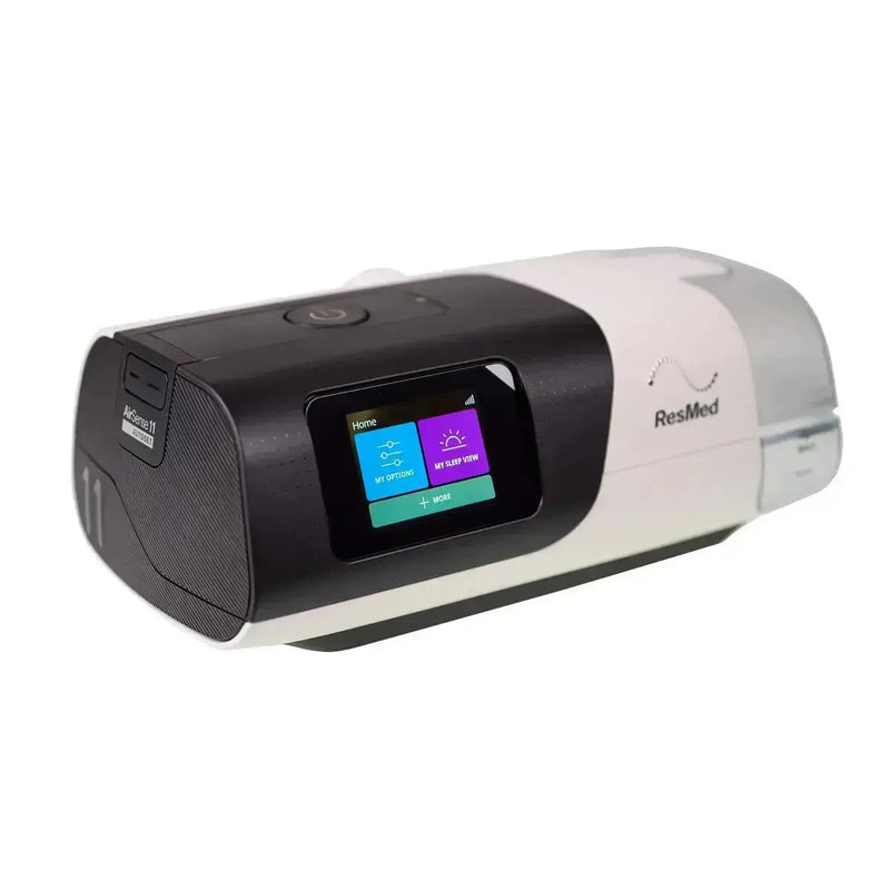 Resmed AirSense 11 AutoSet (30 hours only) with Brand New Charger, Heated Humidifier, Water Chamber & CPAP Cleaner SelfiMed UK
