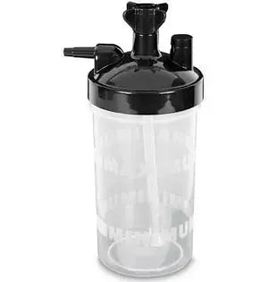 Oxygen Bubbler Bottle Humidity Humidifier Water Bottle & Tubing