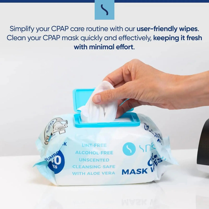 Snugell Mask Wipes 150 Count cpap mask wipes CPAP Supply UK