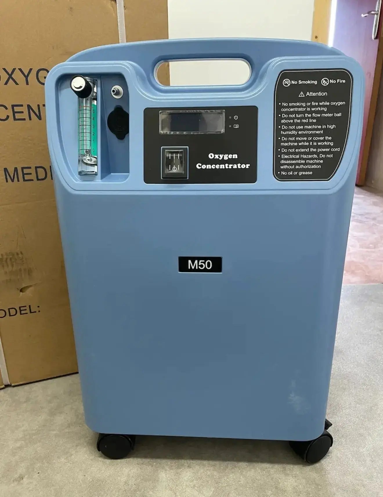 SYSMED M50 Floor Oxygen Concentrator - New in Box - SelfiMed UK
