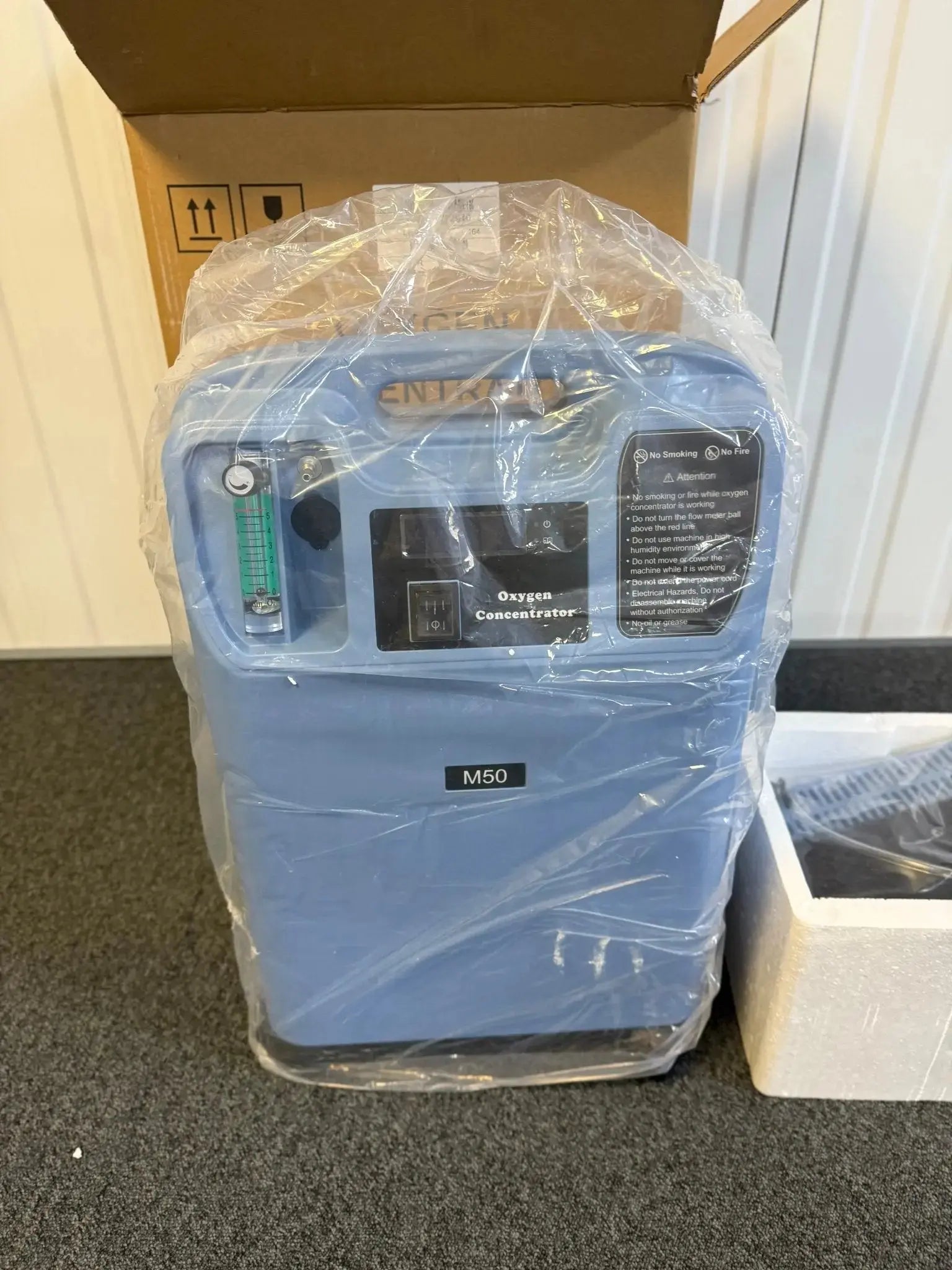SYSMED M50 Floor Oxygen Concentrator - New in Box - SelfiMed UK