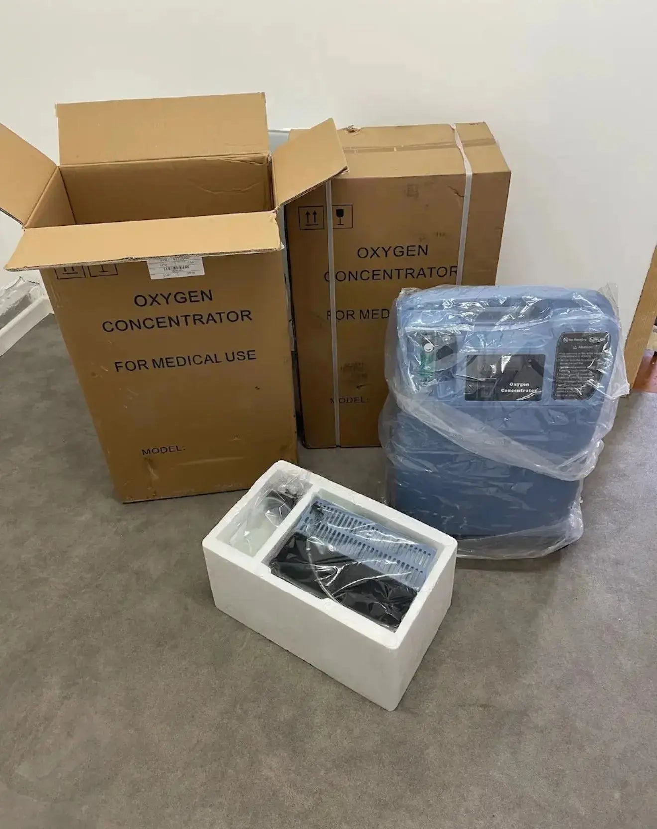 SYSMED M50 Floor Oxygen Concentrator - New in Box - SelfiMed UK