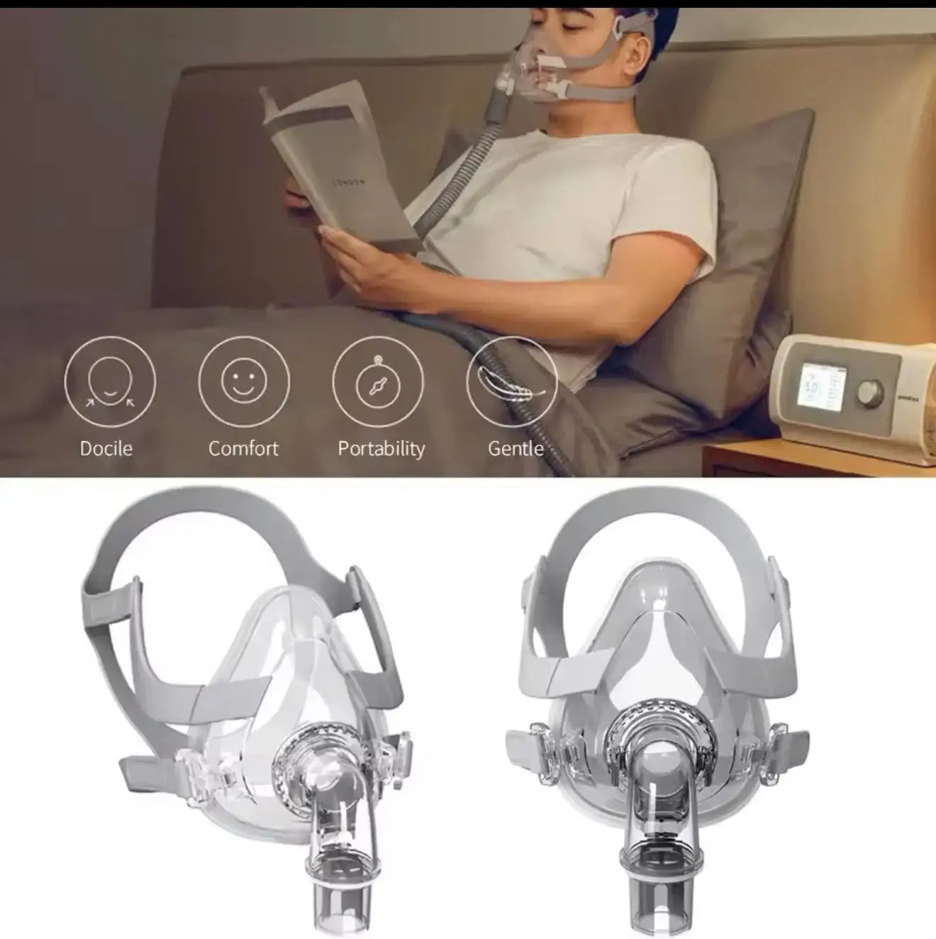 Universal Full Face FM50 CPAP Mask - SelfiMed UK