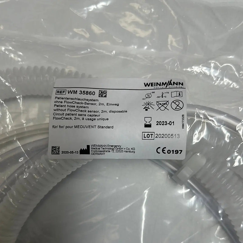 Weinmann Ref WM35860 Patient Ventilator Hose System , Expired Jan